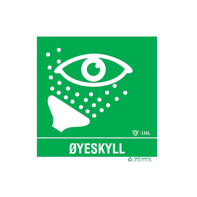 Hovedbilde Skilt Øyeskyll LHL 15x15 etterlysende