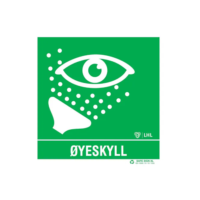 Hovedbilde Skilt Øyeskyll LHL 15x15 etterlysende
