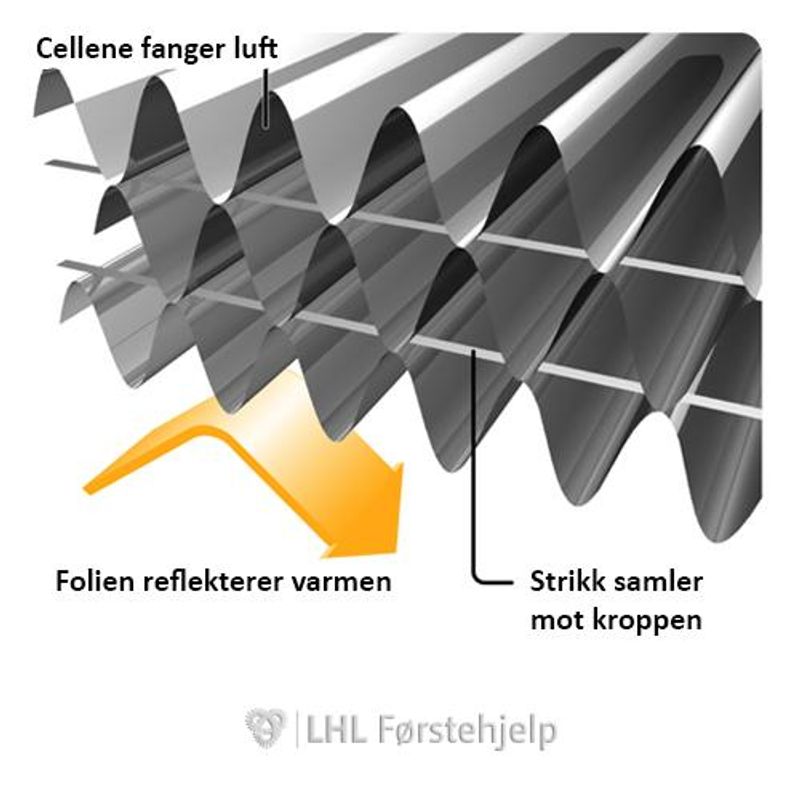 Blizzard varmelue orange