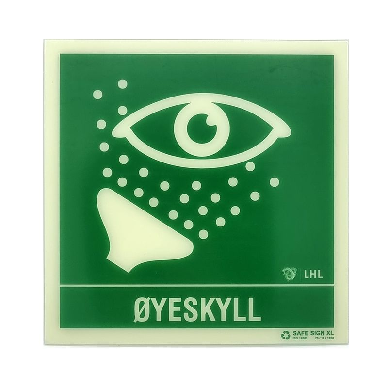 Skilt Øyeskyll LHL 15x15 etterlysende