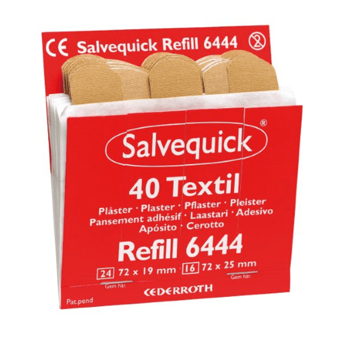 Hovedbilde Salvequick Tekstilplaster 6 x 40stk REF 6444