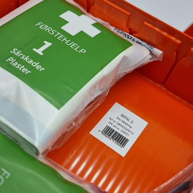 Førstehjelpskoffert proff komplett LHL