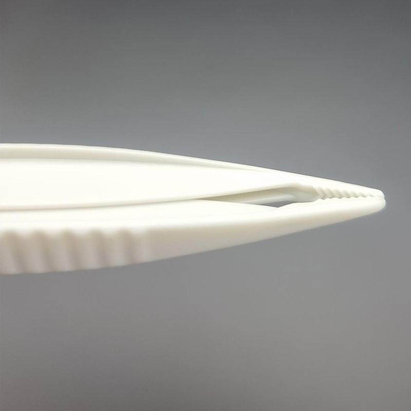 Pinsett usteril hvit plast engangs 50 stk.